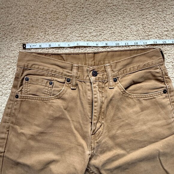 LEVI'S 505 White Tag Camel Jeans Size 29/30 - Picture 4 of 5
